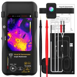 BSIDE SH7 320*320 Thermal Imager Camera 20000 Counts Touchscreen Digital Multimeter 2 in 1 IR Camera for Macro Lens Repair PCB