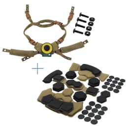 Wendy Helmet Suspension System Helmet Lanyard &Helmet Memory Foam Pad FAST MICH Outdoor Hunting Helmet Accessies