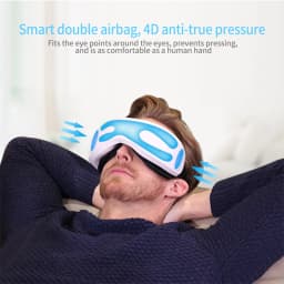 Multi-frequency Vibration Eye Massage Relieves Eye Fatigue Foldable Bluetooth Music Eye Care Glasses Smart Eye Massager