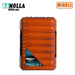 New Double Sided Lure Baits Box Fishing Compartments Plastic Accessories Storage Tackle Container Case Adjustable Organizer