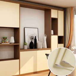 Skin Feel Thick Waterproof PVC Self Adhesive Wallpaper Muebles Furniture Renovation Oil Proof Kitchen Cabinets Armoire Stickers