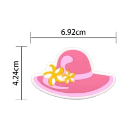 1pcs Cactus Sunflower Charms For Beach Bag Accessories Ice Cream Drink Handbag Decoration Bow Guitar Beach Tote Bag Accessories