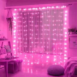 Ramadan Room Decorations 3M 6M LED Curtain Light String Battery Power Fairy Wedding Garland Outdoor Eid Mubarak Decoration