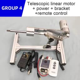 Telescopic Linear Actuator Big Thrust Reciprocating Cycle Linear Motor 0~330RPM DC 12V Optional Stand/Remote Control