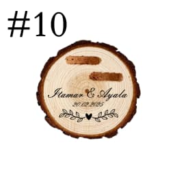 Wooden Double Slot Ring Box for Wedding Ceremony Engagement Anniversary Gift Engraved Ring Bearer Holder Box Free Personalised