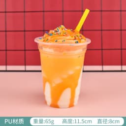 1pc/lot Simulation Ice Cream Cone Dessert Ice Cream Milk Tea Shop Decoration Fake Fruit Ice Cream Props Decoration Model DIY