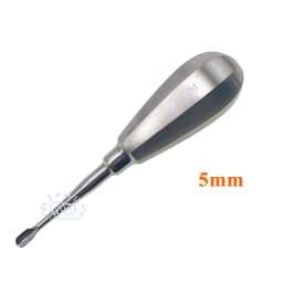 Pet Dental Instruments Feline Canine Dental Elevators with Auxiliary Wing Short Handle Straight Root Elevators Oral Examination