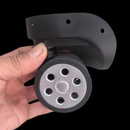 Universal Luggage Wheel Replacement Parts Quiet Universal Spinner Wheels Repair for Suitcase Password Box Shock Absorption