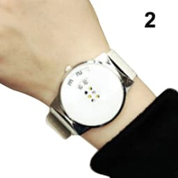 2022 Fashion Ceative Dial Moveable Digital Watch Unisex Women Men Sport Watches Leather Band Quartz Wristwatches Cheap Price