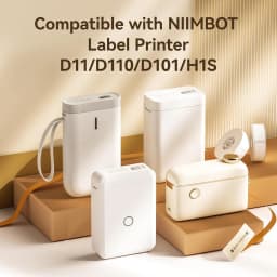 Niimbot D11 Label Sticker D110 D11H D110M Label Printer Paper self-adhesive Sticker Waterproof Pure White