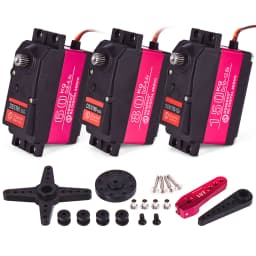 RC Steering Servo High Torque Servo Waterproof 60Kg 80Kg 150Kg 1/5 1/6 Servo HV Metal Digital for HPI Baja 5B SS RC Car