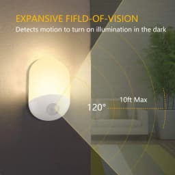 Bedside Lamp US EU UK Plug LED PIR Motion Sensor Smart Night Light for Bathroom Home Lamp Lighting Bulb