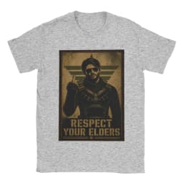 Respect Your Elders Soldier Boy T Shirts Men's 100% Cotton Funny T-Shirts Round Neck The Boys Tee Shirt Short Sleeve Tops