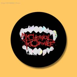 My C-Chemical R-Romance Badges Button Round Creative Pin Brooch Badge Bag Decor Accessories Fans Collect Friends Gifts
