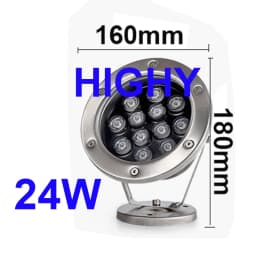 IP68 LED Underwater Light 3W 6W 9W 12W 18W 24W 36W RGB Night Lamp Outdoor Garden Swimming Pool Party Landscape DC 12V 24V