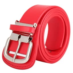 Adjustable High-End PU Baseball Belt Unisex Outdoor Sports Golf Pants Belt Trendy Softball Waist Belt Rivet Embellished Smoot...