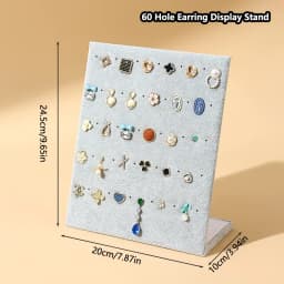 Flannel Necklace Pendant Display Stand Earring Display Board Women Jewelry Rack Bracelet Storage Holder Dangler Eardrop Shelf