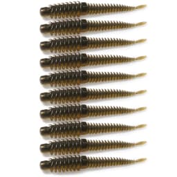 10PCS Soft Lures 6.5cm 7.5cm 8.5cm Thread TPE Worm Jig Hook Carp Fishing Crankbait Pesca Swimbait Gear Fishy Flavor Silicon Bait