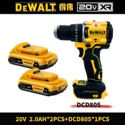 DEWALT DCD805 Brushless Compact Electric Screwdriver Hand Drill Impact Drill 20V Rechargeable Lithium Battery Charger