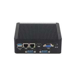 Helorpc Industrial Mini PC N2840/J2900 Support WIN10 LINUX with 2xGigabit LAN 5xUSB2.0 1xUSB3.0 4xDB9 COM 1xHDMI 1xVGA Computer