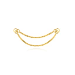 AIDE 925 Sterling Silver 9 Types Zircon CZ Chain Spare Parts Rock Punk Hoop Piercing Hoops Drop Earring Fine Jewelry Gift 1pc