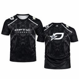Optic Texas Esports Jersey 3d Print Polyester Sports T-shirt Men Women Short Sleeve Gaming Team Tee Round Neck Casual Top Summer