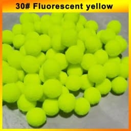 300-30Pcs Multicolor Pompoms Fur Balls Glitter Fluffy Pom Poms Elasticity Pom pom Soft Balls for DIY Crafts 8/10/15/20/25/30mm