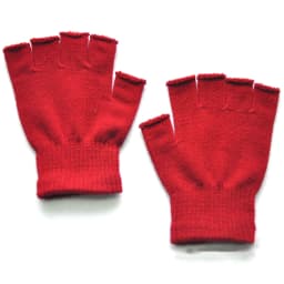 Autumn Winter New Half Finger Warm Gloves For Men Women Students Solid Knitted Mittens Outdoor Knitting Cycling Writing Gloves