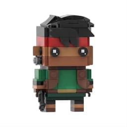 Bricklink MOC Game Fantasyed Action Figures Zack Fair Tifa Aerith Cloud Mog Bricks Sets Building Blocks Kid Toys Christmas Gift
