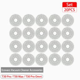For Ecovacs Debot T30 Pro Omni /T30 Max / YEEDI M12 Pro+ Accessories Main Side Brush Filter Mop Dust Bag Replacement Spare Parts