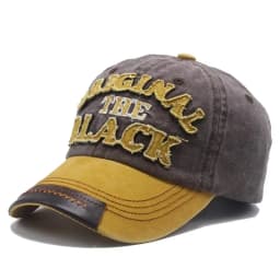Unisex Vintage Baseball Cap Washed Cotton Hats For Men Women Casual BLACK Letter Embroidery Cap Outdoor Sports Cap