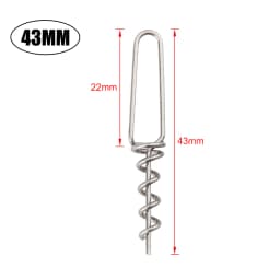 Rosewood Soft Bait Centering Pin Fishing Lure Spring Fixed Lock Multi-Depth Shallow Screw Needle Shad Tools Stainless Steel