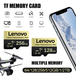 Lenovo High Speed Micro SD Memory Card 512GB 4K Full HD Video Compatible with Phone GoPro Action Camera 64GB 128GB 256GB