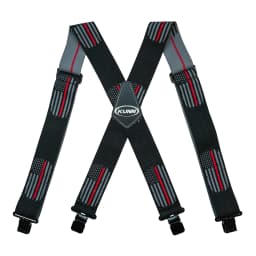 KUNN Men Suspender Tape Measure Pattern Suspender Fully Strength Elastic with Heavy Duty Clip Ruler Suspenders
