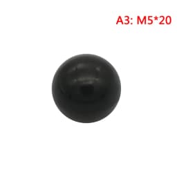 1PC M4/M5/M6/M8/M10/M12 Black Round Ball Resin Ball Knobs Bakelite Lever Knob Grip Handles Of Furniture Machine Tool Replacement
