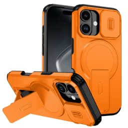 Shockproof Foldable Magnetic Stand Phone Case For iPhone 18 17 16 15 14 13 12 11 Pro Max Air 16E Full Body Lens Protection Cover