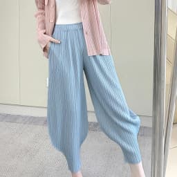 2026 Miyake Leisure Hundred Pleated Harem Pants Summer New Wide-legged Bunched Leg Pants Thin Section Sports and Leisure Women's