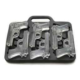 Diamond Rose Gun ETC. Shaped Ice Cube Mold Food Grade Silicone Square Ice Cube Maker Tray High Quality Mold For Bar Making Drink