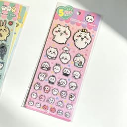 Chiikawa Cartoon Glue, 3D Three-Dimensional Stickers, Cute Hachiware and Usagi Stickers, Cartoon Decorations, DIY Handmade