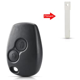 KEYYOU For Renault Dacia Modus Clio 3 Twingo Kangoo Duster Fluence For NISSAN ALMERA Fob 2/3 Button Key Shell Remote Case Cover