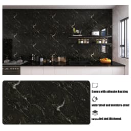 Marble Oil Resistant 40cm Kitchen Sticker Self-Adhesive Waterproof Cabinet Stove Top Wallpaper Desktop Bathroom Decoration