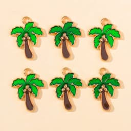 10Pcs 4 Colors New Enamel Maple Leaf Charm 19*24mm Pendant For DIY Necklace Earrings Keychain Jewelry Findings Making Wholesale