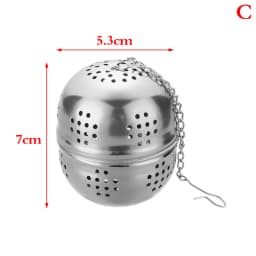 Stainless Steel Ball Tea Leaking Ball Tea Leaking Mesh Filter Tea Strainer Tea Maker With Rope Chain Kitchen Tools