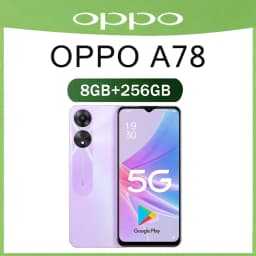 OPPO A78 6.56" Screen 5G LTE Smartphone 8GB+256GB 50MP AI Camera 5000mAh Big Battery 2026 Newest Dual SIM Android Mobile Phone