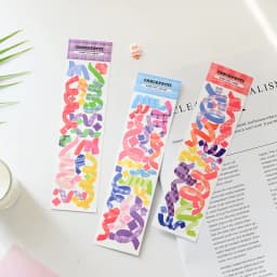 SKYSONIC New Arrival 3PCS Full Set Series Decor sticker Scrapbook Laser Kpop Stickers For Journal Stationery Sticker Suppliers