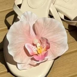 1 Pair Simulation Coloful Thai Fairy Butterfly Flower Shoe Buckles Butterfly Orchid Phalaenopsis Shoe Flower Sandals