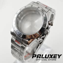 Daytona 40mm VK63 Sapphire Glass Watch Case Ceramic Bezel Men's Watch Accessories Suitable for VK63 VK63A VK64 Quartz Movement