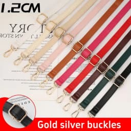 1.2CM Pu Leather Shoulder Bag Strap Replacement Purse Belt Adjustable Bag Belts DIY Handbag Handle Strap Bag Accessories