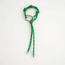 2024 New Woven Rope Keychain Bag Decoration Hanging Keychain Korean Style Acrylic Bead Heart Tassel Phone Case Bag Charms Y2k