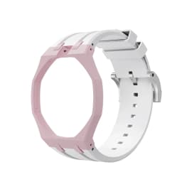 Bioceramics Watch Case+Silicone Band Modification Kit Strap Case Changer To Wristwatch Accessories For Royal Pop